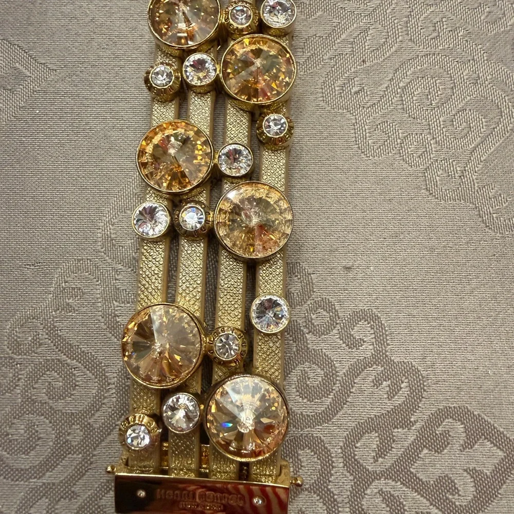 Henri Bendel Gold Crystal Bracelet - Picture 4 of 7